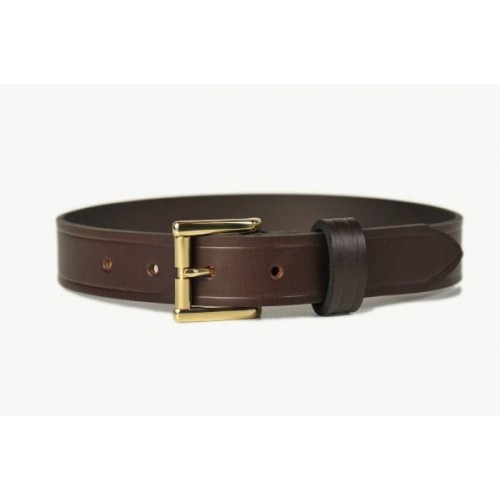Mens Leather Belt Brown 30mm-107D, Mens leather belts